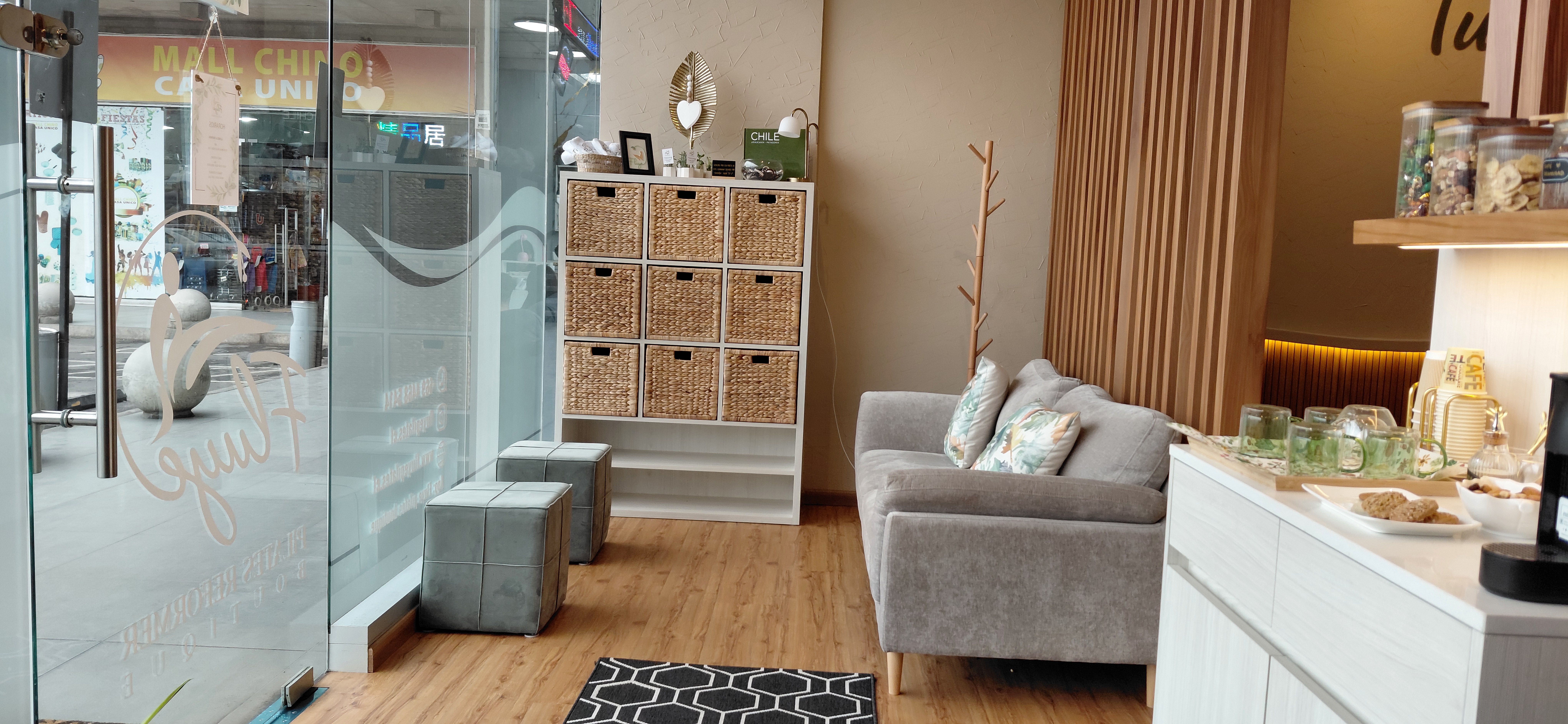 Ambiente acogedor Fluye Pilates